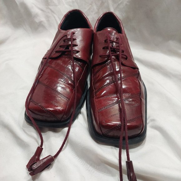 Giorgio Brutini Privet Collection Genuine Eel Skin Leather Oxfords main image 2